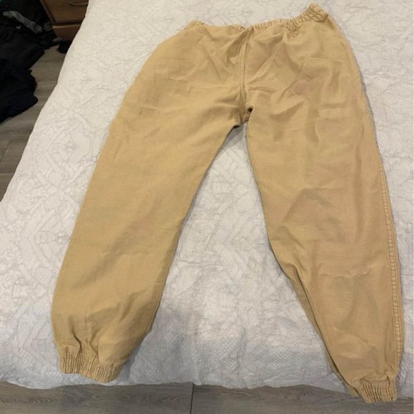 Ladies TNA cotton pant - jogger style. Beige, size Medium - Picture 3 of 3
